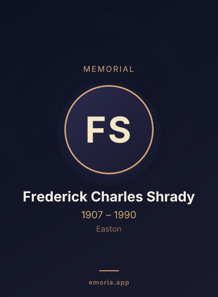 Memorial portrait of Frederick Charles Shrady