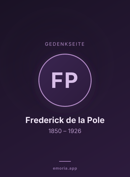 Gedenkportrait von Frederick de la Pole