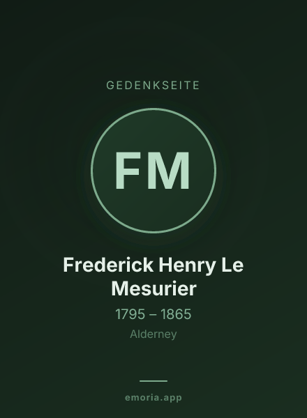 Gedenkportrait von Frederick Henry Le Mesurier