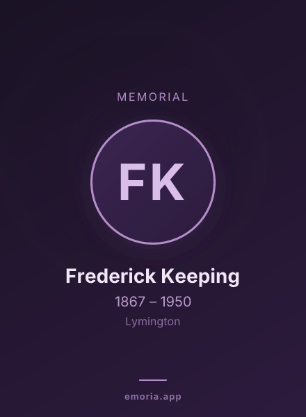 Memorial portrait of Frederick Keeping
