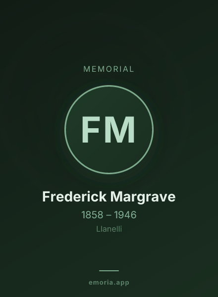 Memorial portrait of Frederick Margrave