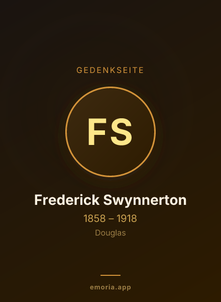 Gedenkportrait von Frederick Swynnerton