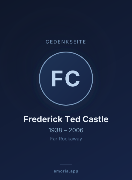 Gedenkportrait von Frederick Ted Castle