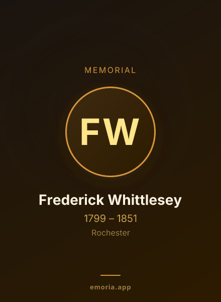 Memorial portrait of Frederick Whittlesey