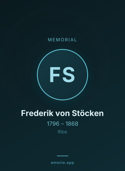 Memorial portrait of Frederik von Stöcken