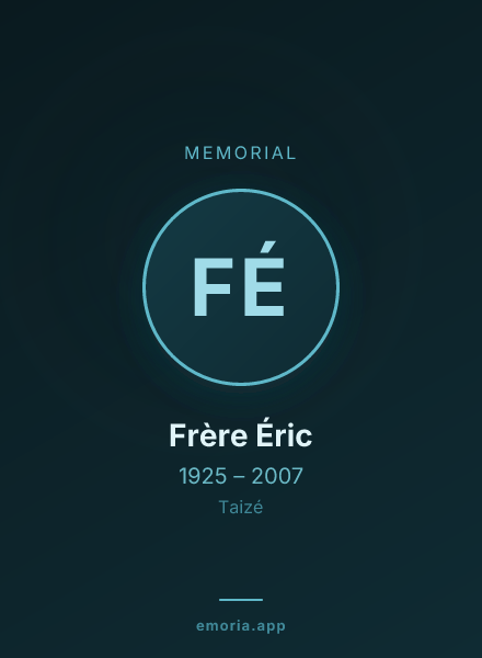 Memorial portrait of Frère Éric