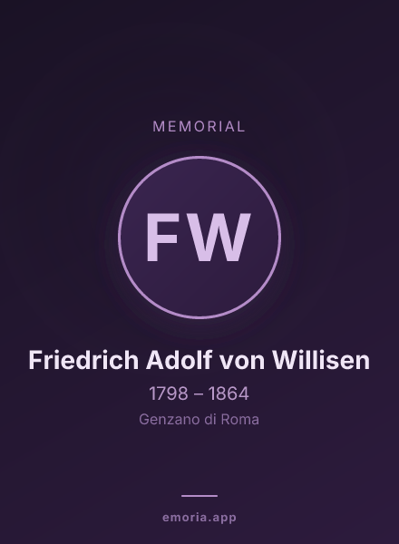 Memorial portrait of Friedrich Adolf von Willisen