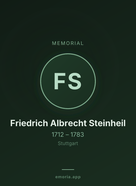 Memorial portrait of Friedrich Albrecht Steinheil