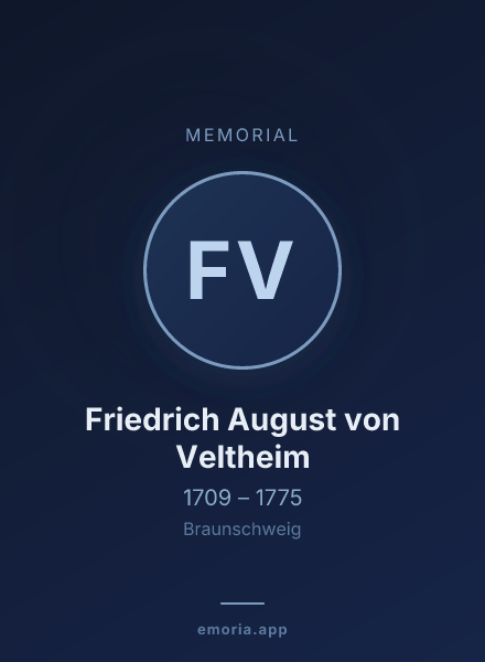 Memorial portrait of Friedrich August von Veltheim