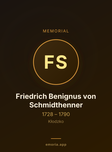 Memorial portrait of Friedrich Benignus von Schmidthenner