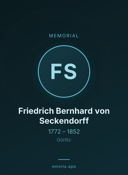 Memorial portrait of Friedrich Bernhard von Seckendorff