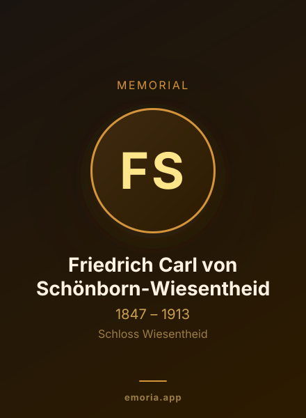 Memorial portrait of Friedrich Carl von Schönborn-Wiesentheid