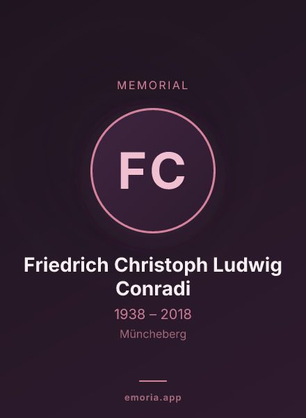 Memorial portrait of Friedrich Christoph Ludwig Conradi