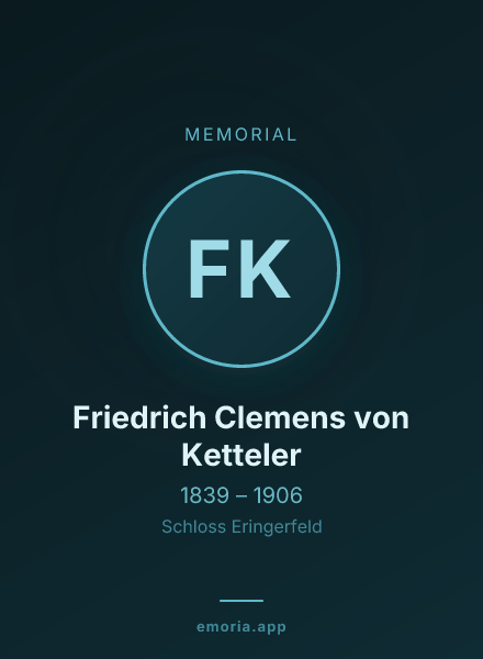 Memorial portrait of Friedrich Clemens von Ketteler