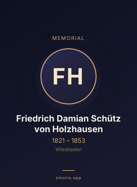 Memorial portrait of Friedrich Damian Schütz von Holzhausen