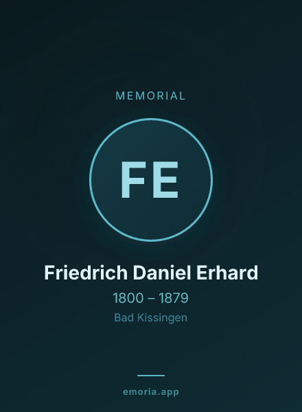 Memorial portrait of Friedrich Daniel Erhard
