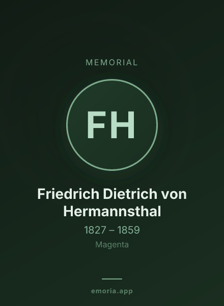 Memorial portrait of Friedrich Dietrich von Hermannsthal