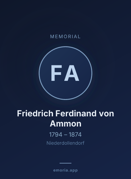 Memorial portrait of Friedrich Ferdinand von Ammon