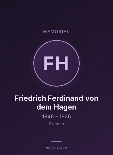 Memorial portrait of Friedrich Ferdinand von dem Hagen