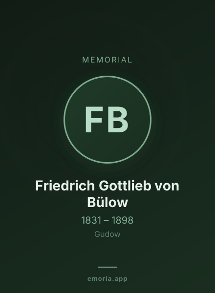 Memorial portrait of Friedrich Gottlieb von Bülow