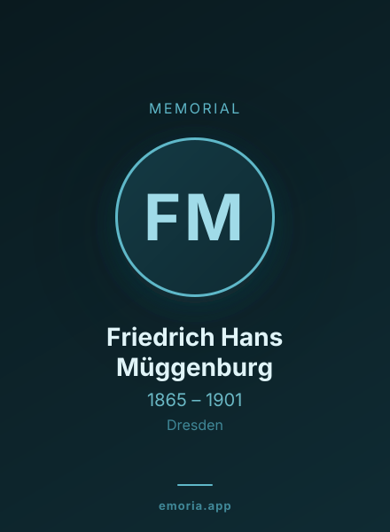Memorial portrait of Friedrich Hans Müggenburg