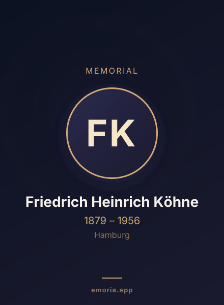 Memorial portrait of Friedrich Heinrich Köhne