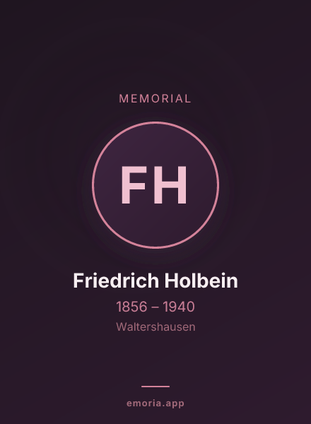 Memorial portrait of Friedrich Holbein