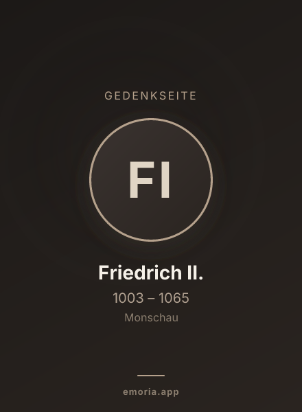 Gedenkportrait von Friedrich II.