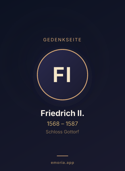 Gedenkportrait von Friedrich II.