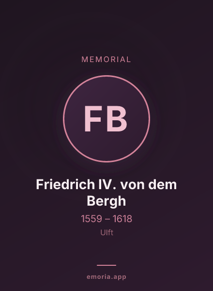 Memorial portrait of Friedrich IV. von dem Bergh