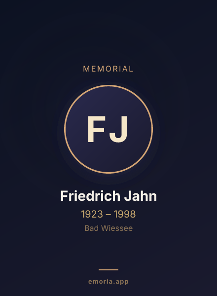 Memorial portrait of Friedrich Jahn