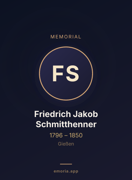 Memorial portrait of Friedrich Jakob Schmitthenner