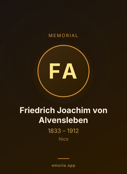 Memorial portrait of Friedrich Joachim von Alvensleben