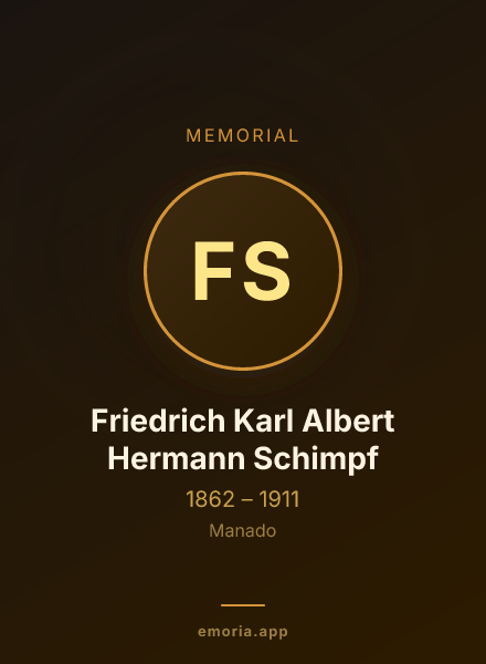Memorial portrait of Friedrich Karl Albert Hermann Schimpf