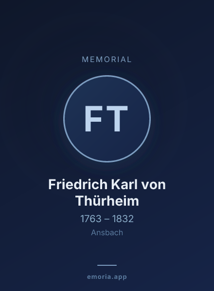 Memorial portrait of Friedrich Karl von Thürheim