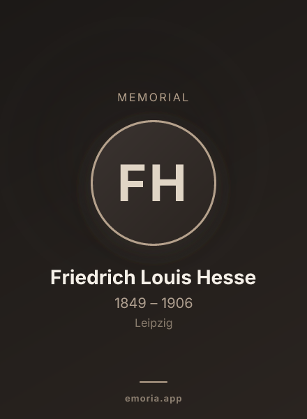 Memorial portrait of Friedrich Louis Hesse