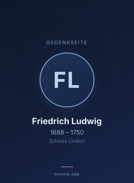 Gedenkportrait von Friedrich Ludwig