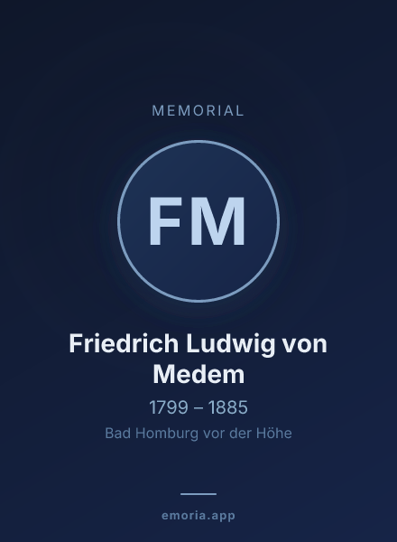 Memorial portrait of Friedrich Ludwig von Medem