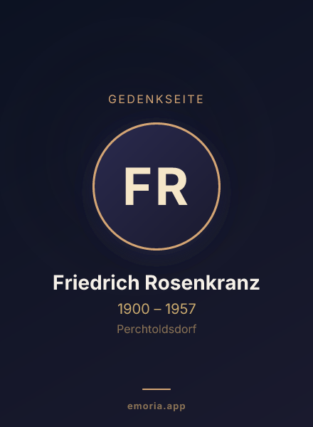 Gedenkportrait von Friedrich Rosenkranz