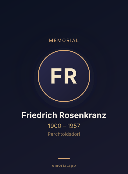 Memorial portrait of Friedrich Rosenkranz