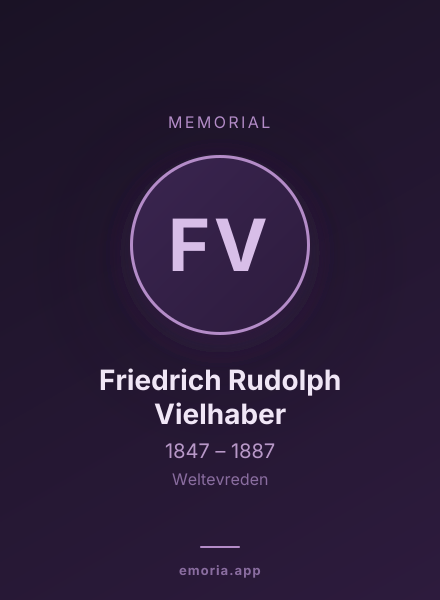 Memorial portrait of Friedrich Rudolph Vielhaber