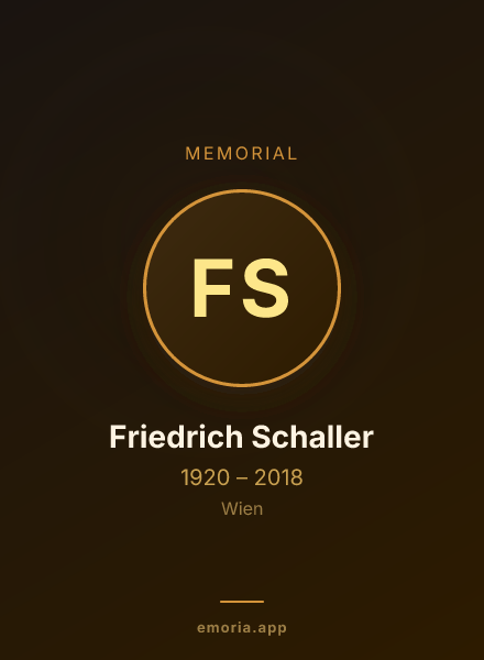 Memorial portrait of Friedrich Schaller