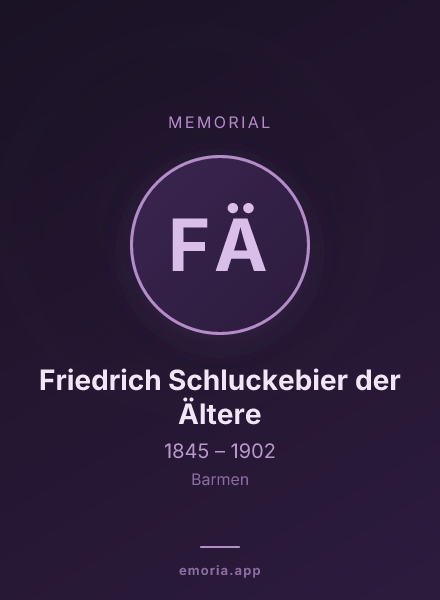 Memorial portrait of Friedrich Schluckebier der Ältere