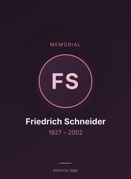 Memorial portrait of Friedrich Schneider