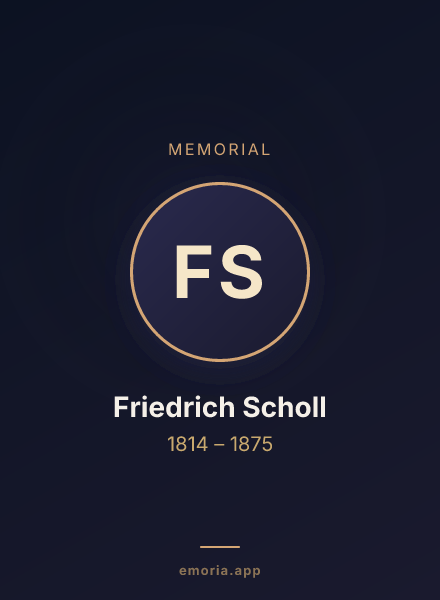 Memorial portrait of Friedrich Scholl