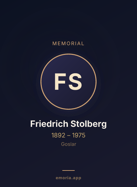 Memorial portrait of Friedrich Stolberg