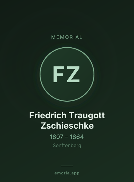 Memorial portrait of Friedrich Traugott Zschieschke