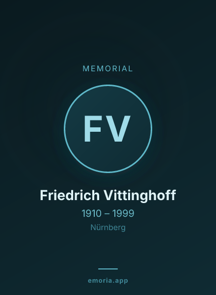 Memorial portrait of Friedrich Vittinghoff