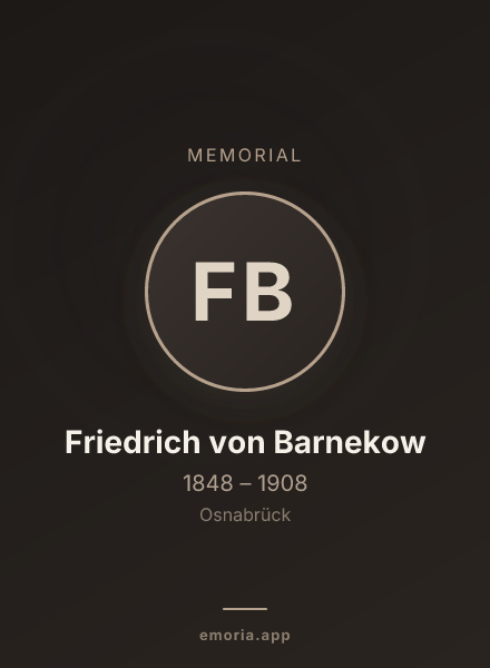 Memorial portrait of Friedrich von Barnekow