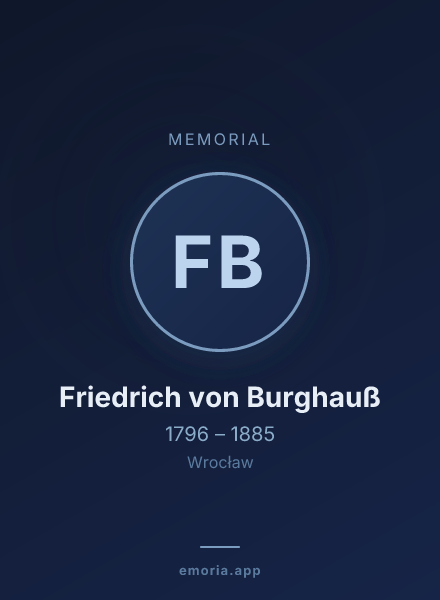 Memorial portrait of Friedrich von Burghauß